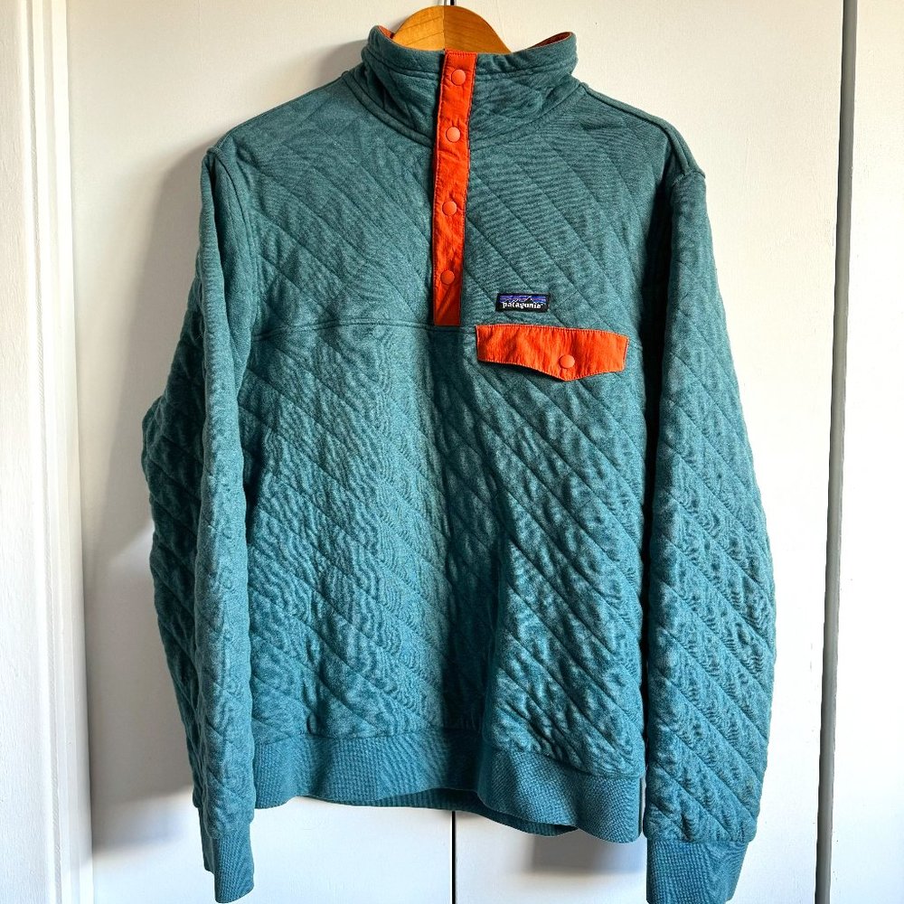 Patagonia Men's Organic Cotton Quilt Snap-T Pullover - Medium